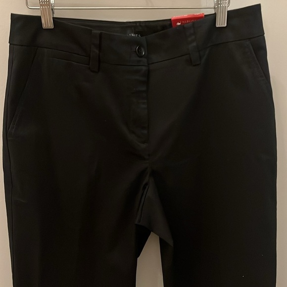 Talbots Curvy The Perfect Chino Pants NWT Size 8 Black Straight Leg - Picture 2 of 9